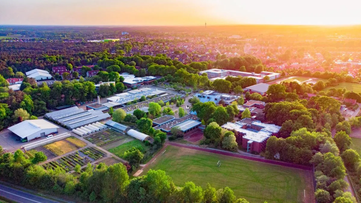 Christophorus-Werk Lingen aus der Luft