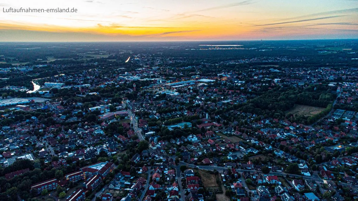 Lingen Innenstadt, Luftaufnahme